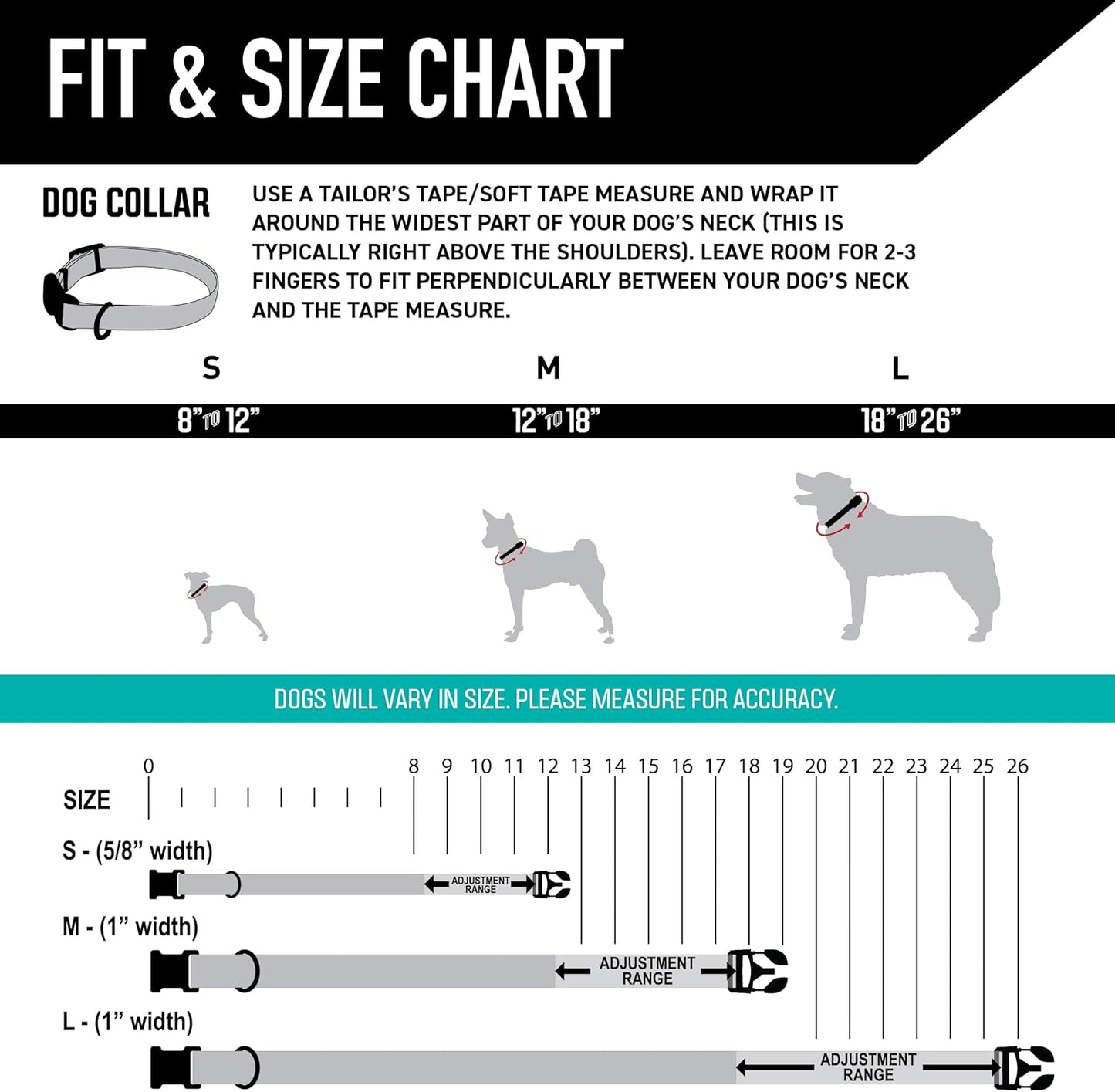 Wolfgang Heavy Duty, Adjustable Dog Collar with Quick Release Nylon Buckle for Walking & Training, Overland Print, Large