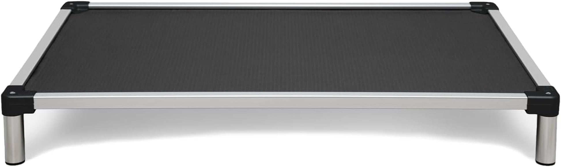 Chew Proof Elevated Cooling Dog Bed - Made for Aggressive Chewers, Virtually Indestructible, Ripstop Fabric with No Padding, Pre-Assembled - Small, Seasonal (Old) Black