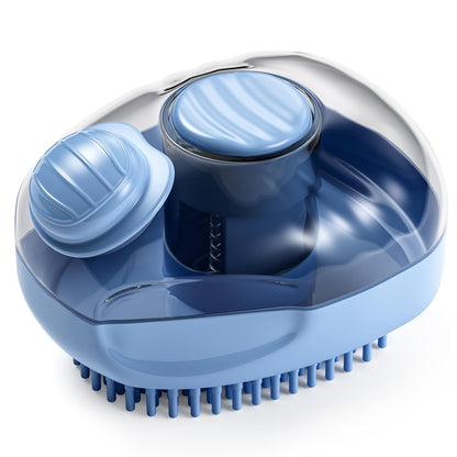 Cat Brush, Dog Bath Brush with Shampoo Dispensing, Dog Brush for Shedding with S