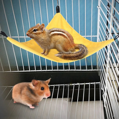 Small Pet Hammock Mouse Ferrets Guinea Cat Hanging Bed for Cats Rodents Hammock for Hamster Pets Small Animal Hammocks