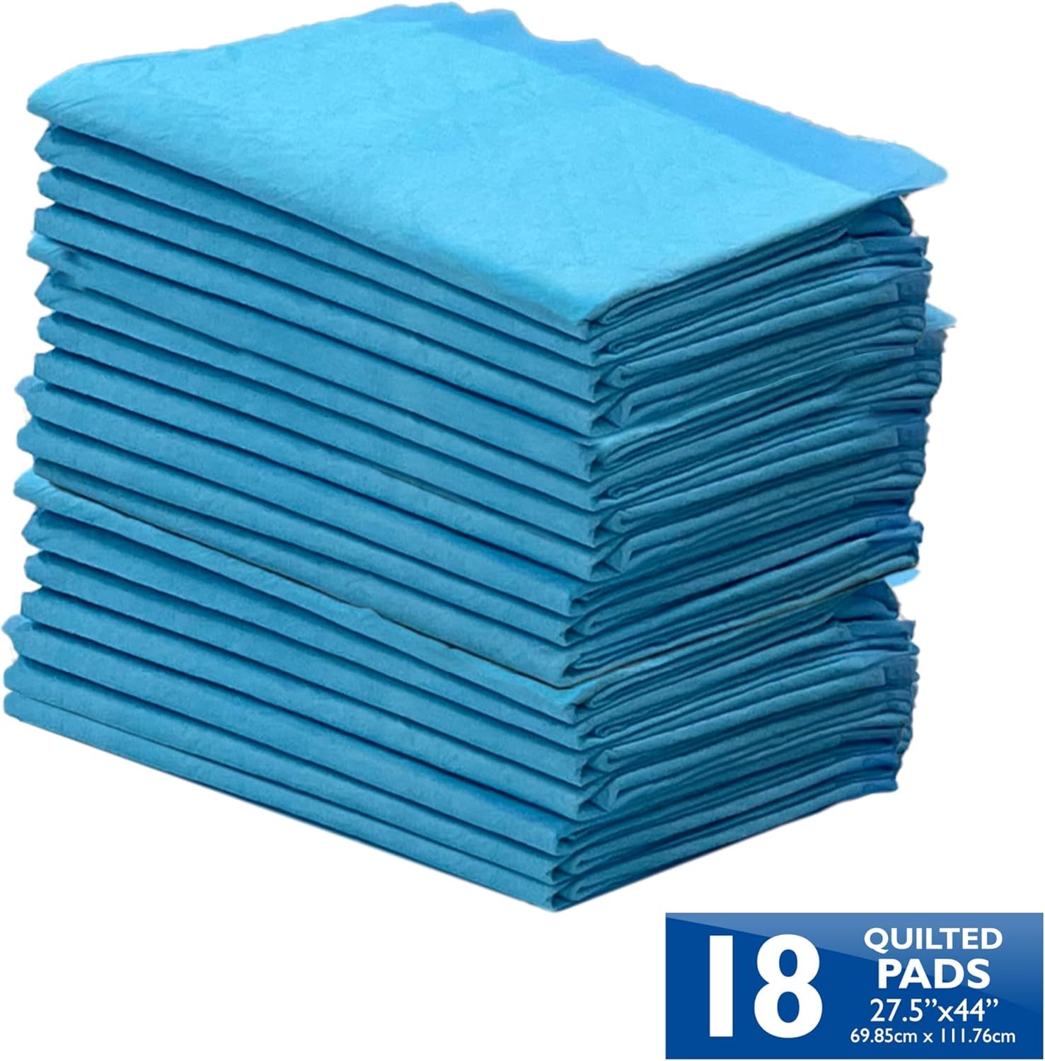 Wee-Wee Superior Performance Pee Pads for Dogs with Runoff Barrier Edge Guard Protection, Puppy & Dog Potty Training Pads, Housebreaking Supplies, 27.5" X 44" (18 Count)
