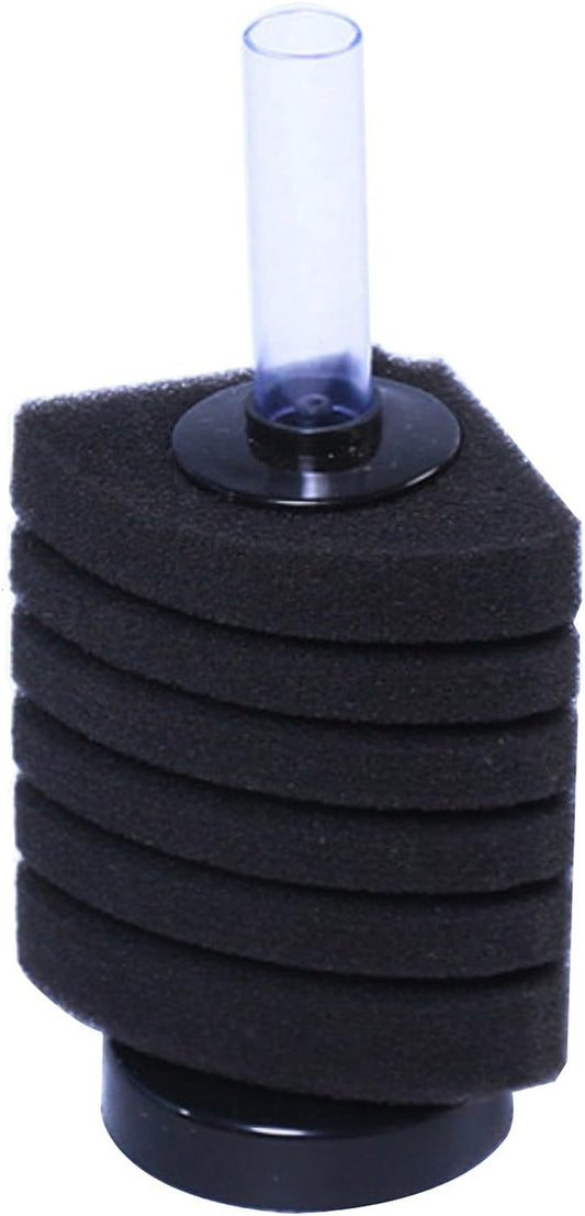Aquarium Bio Corner Sponge Filter, for Breeding Shrimp Nano Fish Tank, up to 15Gal