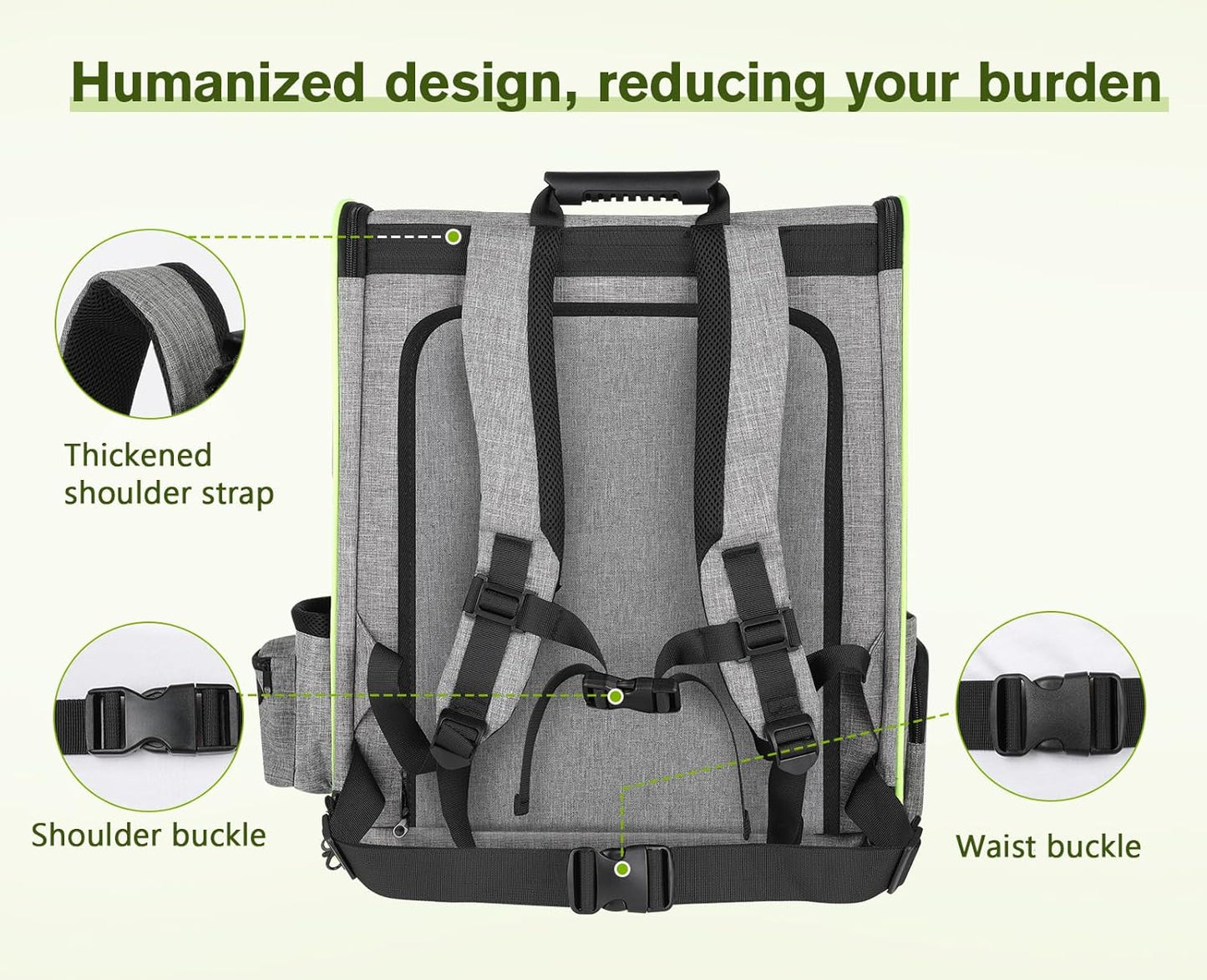 Pet Carrier Backpack, Cat Backpack Carrier, Expandable with Breathable Mesh for Small Dogs Cats Puppies, Dog Backpack Carrier for Hiking Travel Camping Outdoor, Hold Pets up to 18 Lbs