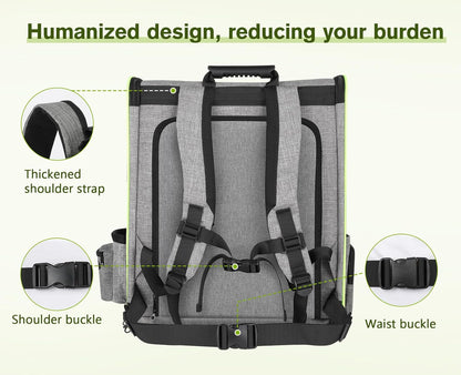 Pet Carrier Backpack, Cat Backpack Carrier, Expandable with Breathable Mesh for Small Dogs Cats Puppies, Dog Backpack Carrier for Hiking Travel Camping Outdoor, Hold Pets up to 18 Lbs