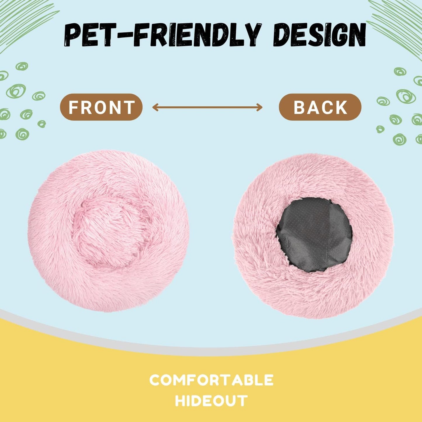 Bunny Bed Rabbit Hideout Large Soft & Comfortable Small Animal Bedding Cozy Bed